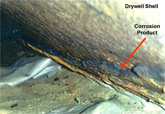 Corrosion of Steel Drywell